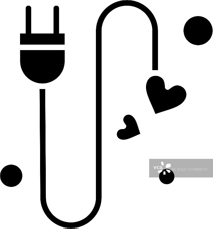 数据线图标图片素材