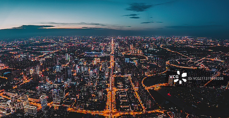 成都城市中轴线图片素材