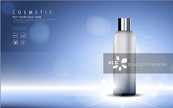 化妆品海报瓶包装设计图片素材