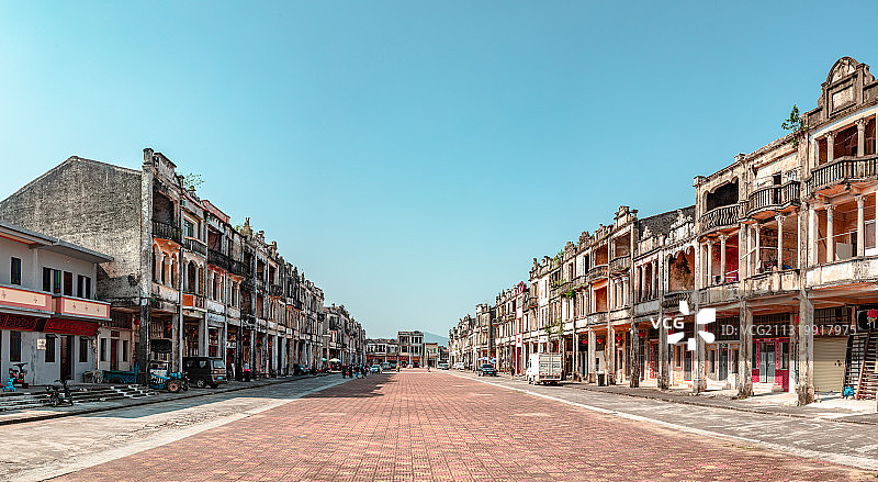 中国广东省台山市端芬镇梅家大院图片素材