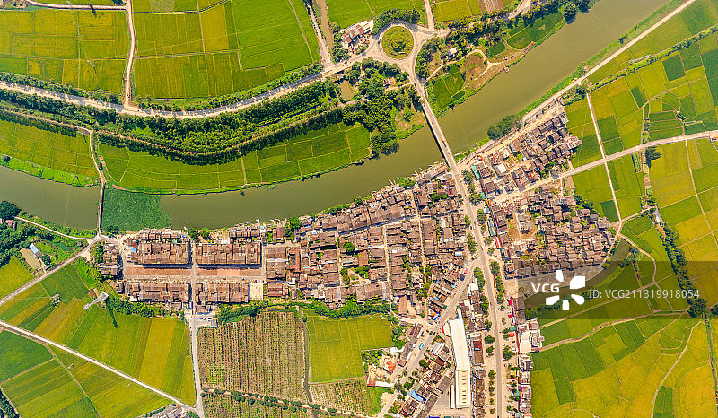 中国广东省台山市端芬镇梅家大院图片素材