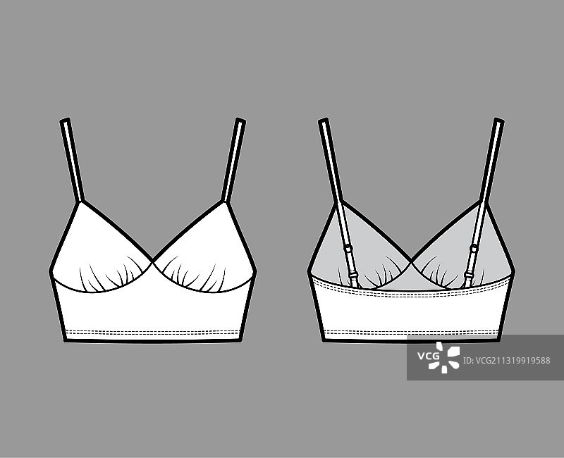 吊带背心技术时装图片素材