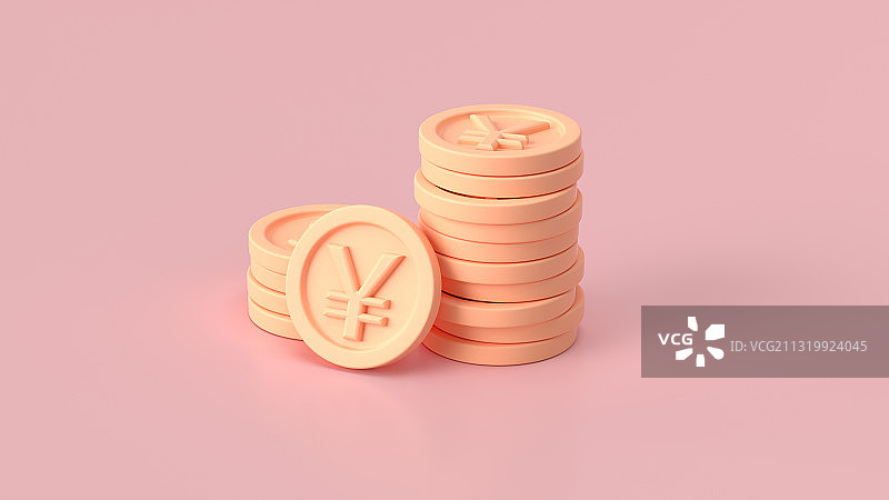 三维渲染的卡通钱包银行卡硬币和手机支付图片素材