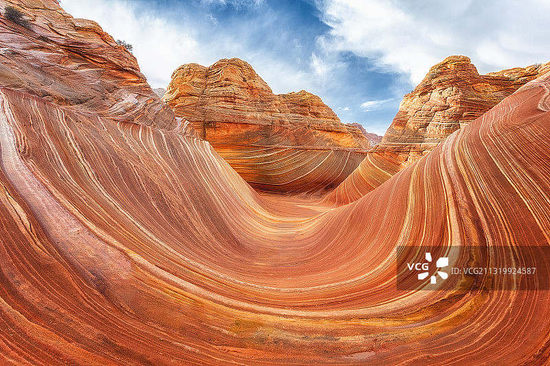 美国亚利桑那州波浪谷公园核心区奇幻丹霞图片素材