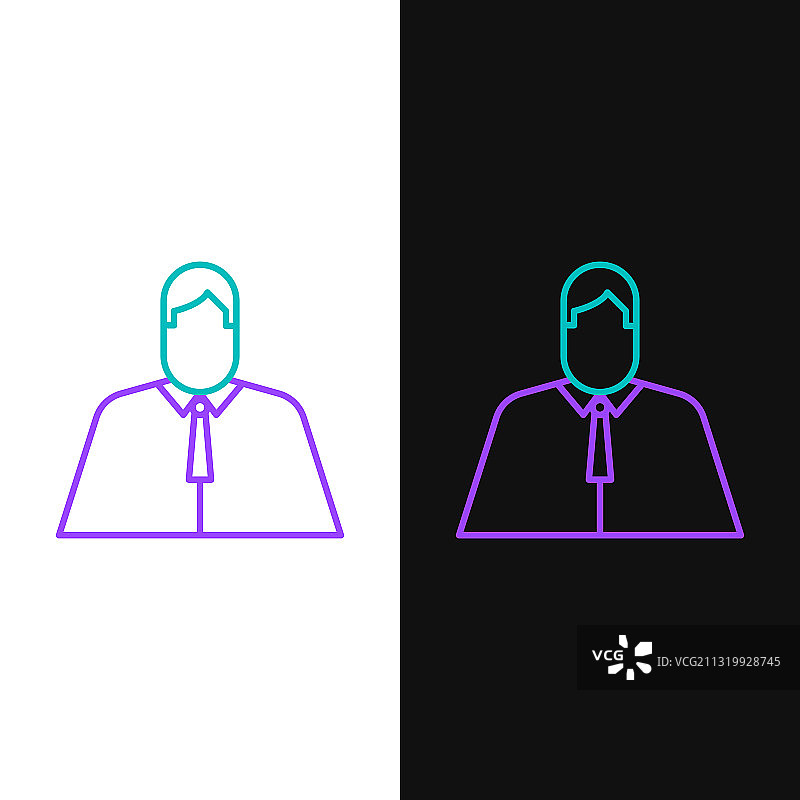 线条 律师 图标图片素材