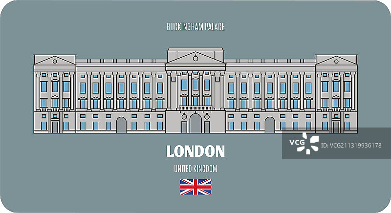 英国伦敦白金汉宫图片素材