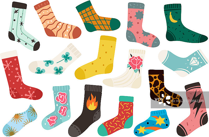 时尚棉袜长短款图片素材