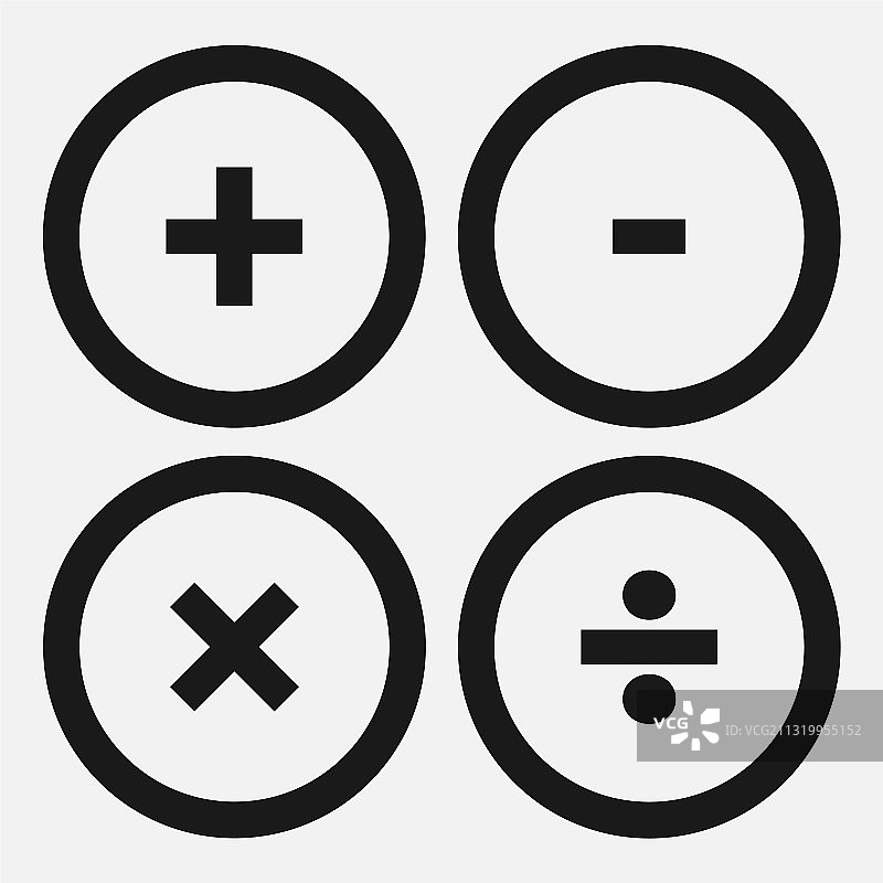 带有数学符号的圆形暗网按钮图片素材