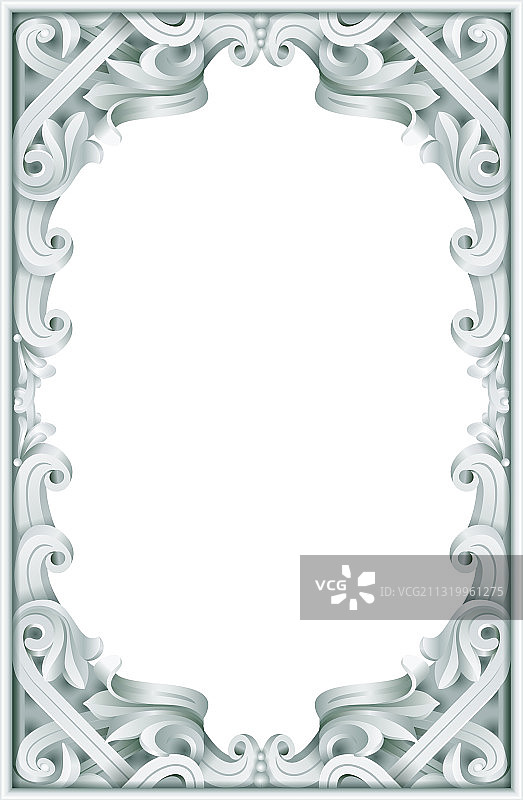 复古洛可可巴洛克相框图片素材