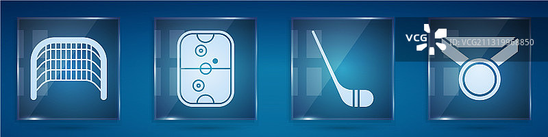 冰球球门气垫球桌冰球图片素材