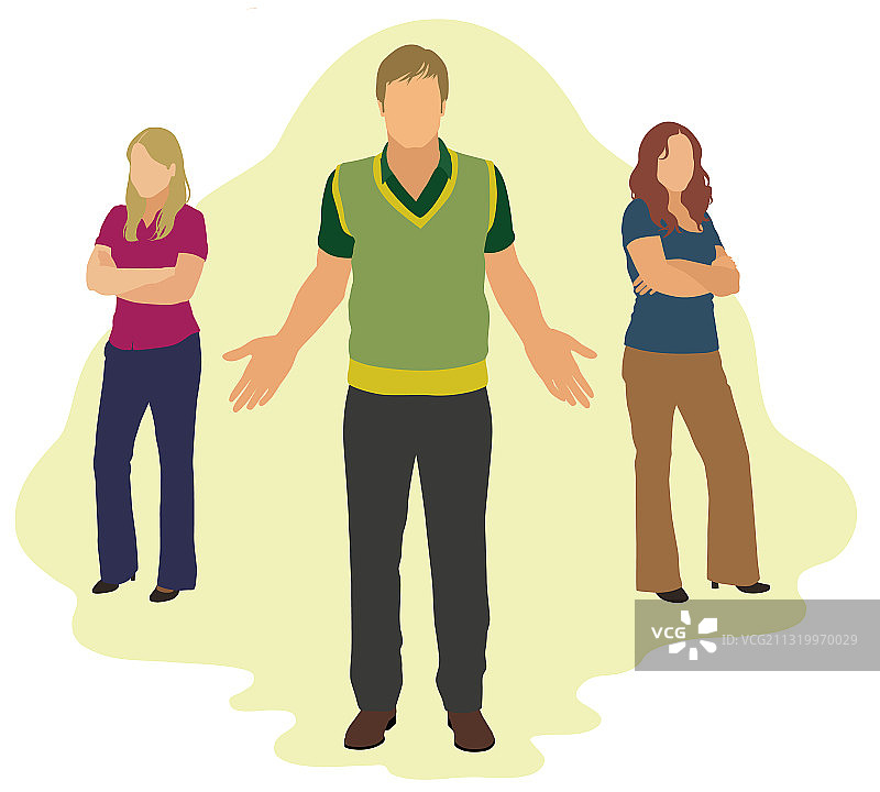 男子选择图片素材