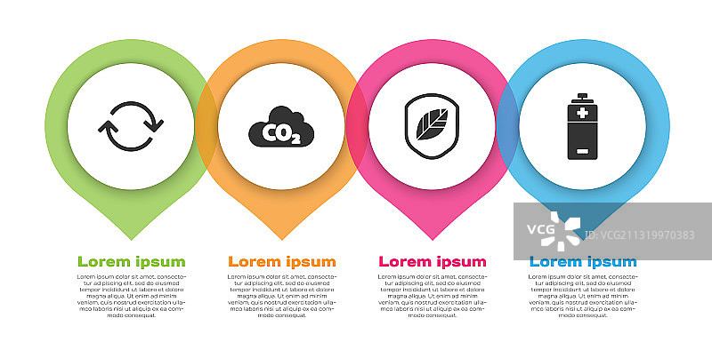 云屏蔽中的二氧化碳排放量刷新图片素材