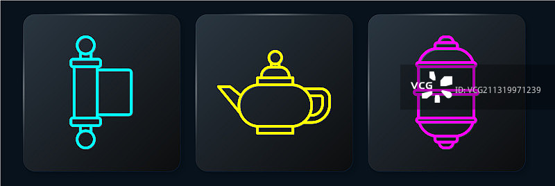 卷轴式法令文书图片素材