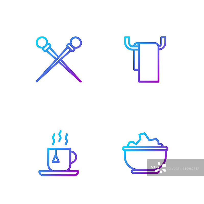 碗中海盐茶杯图片素材