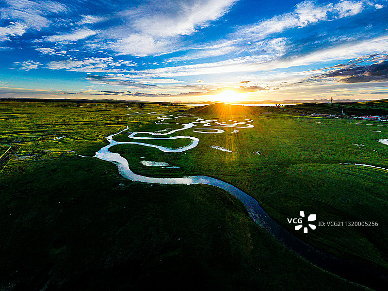 河北沽源滦河神韵自然风光图片素材