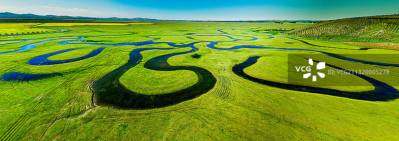河北沽源滦河神韵自然风光图片素材