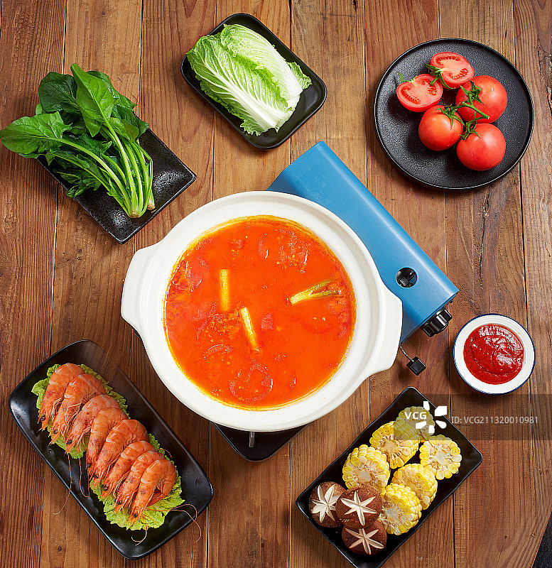 番茄火锅图片素材