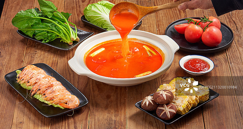 番茄火锅图片素材