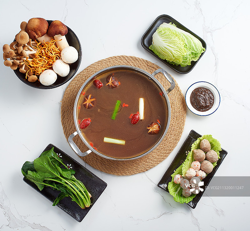 菌汤火锅图片素材