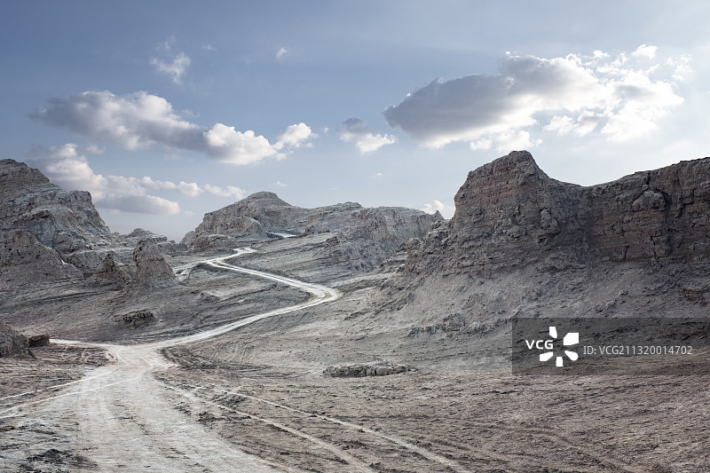 俄博梁戈壁公路图片素材