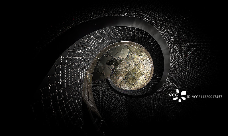 金色地球旋梯图片素材