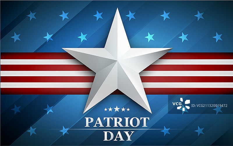 爱国者日明信片宣传单海报设计图片素材