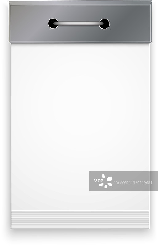 逼真风格白色撕历图片素材