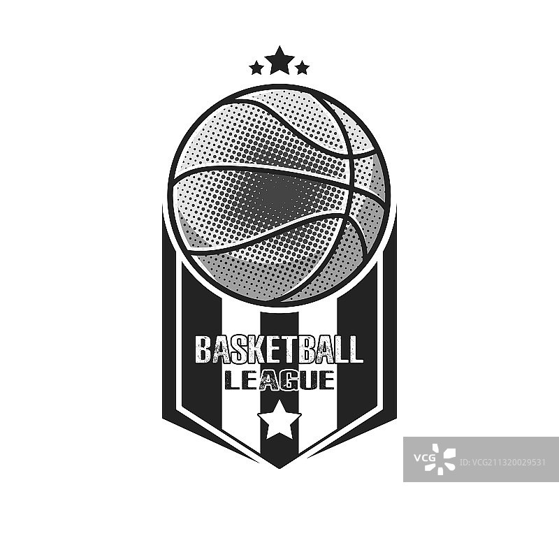 篮球Logo设计模板图片素材