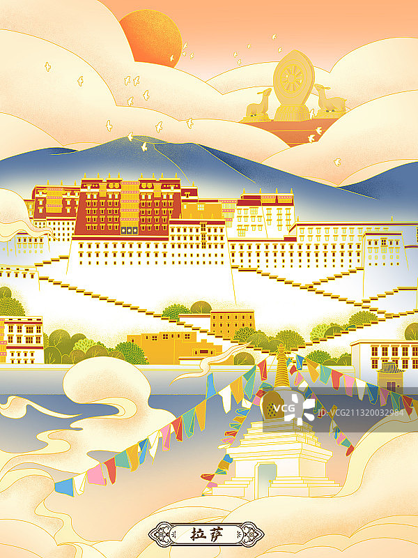 美丽中国-拉萨图片素材