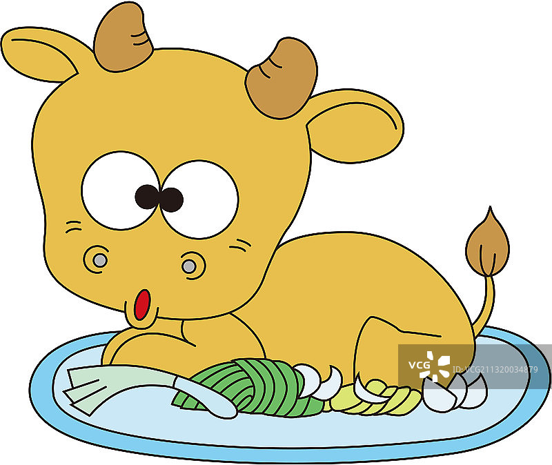 卡通牛图片素材