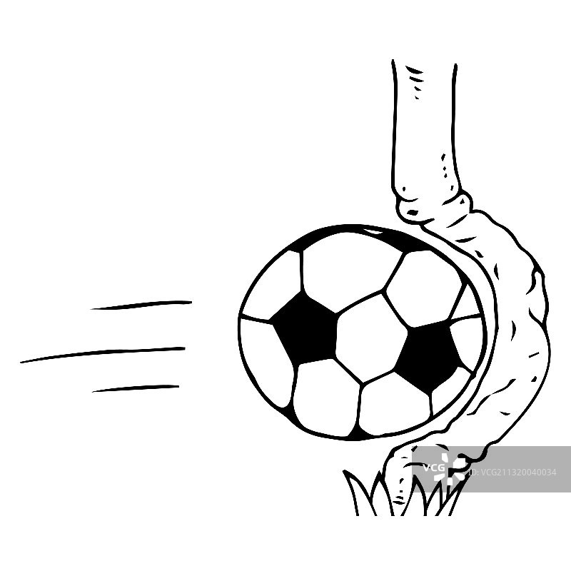 足球图标，足球射门图片素材