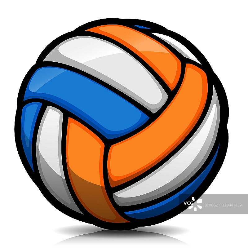 排球卡通形象图片素材