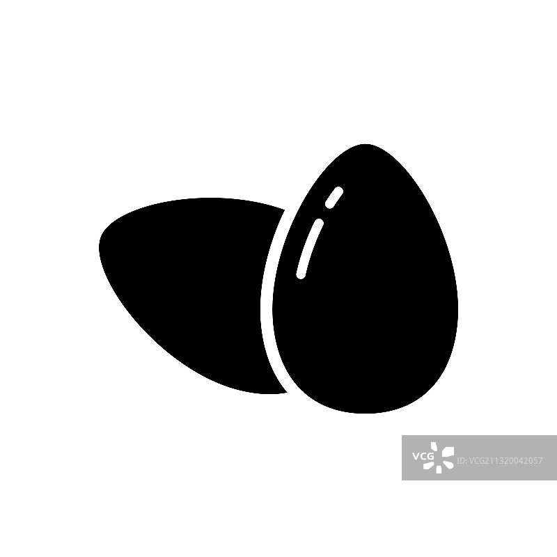 鸡蛋轮廓剪影图标logo，两只鸡图片素材