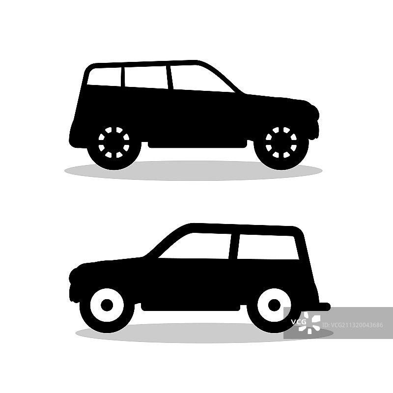 汽车图标合集图片素材