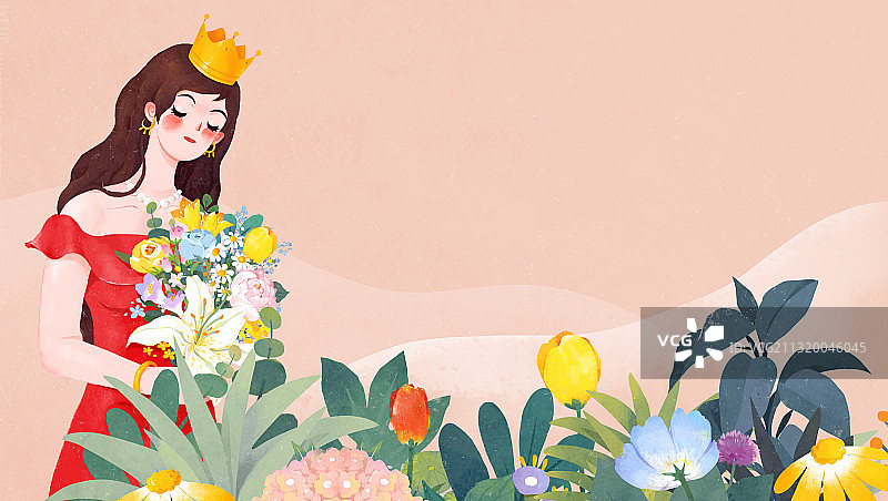 妇女节插画图片素材