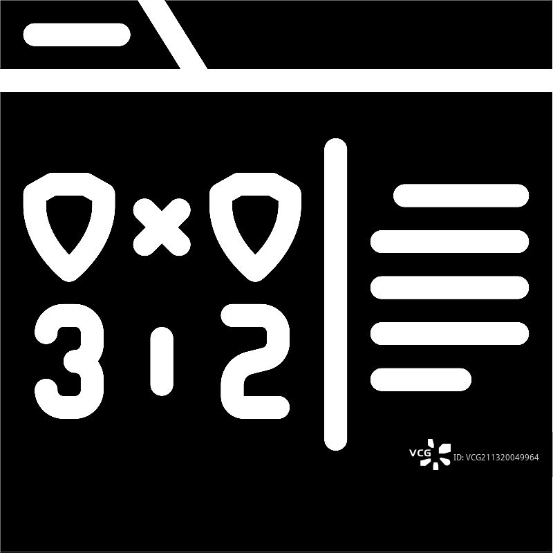 在线游戏得分轮廓图标图片素材