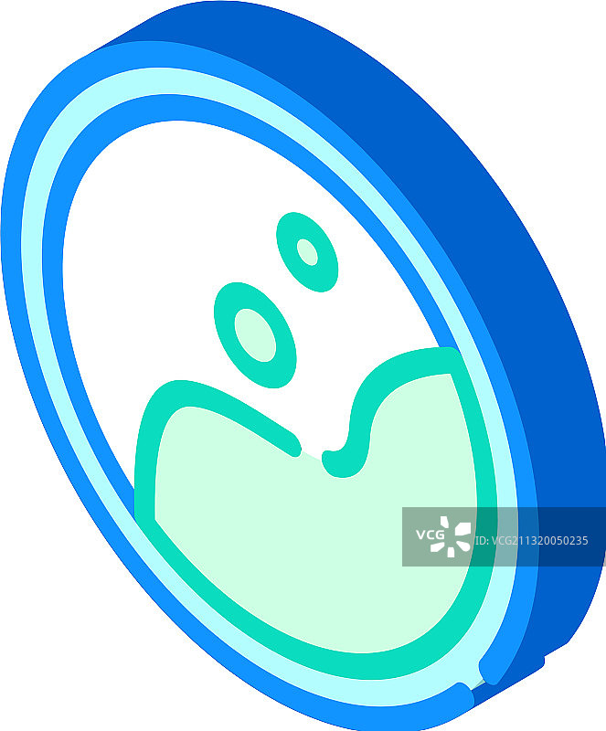 噬吞噬细胞无形体等距图标图片素材