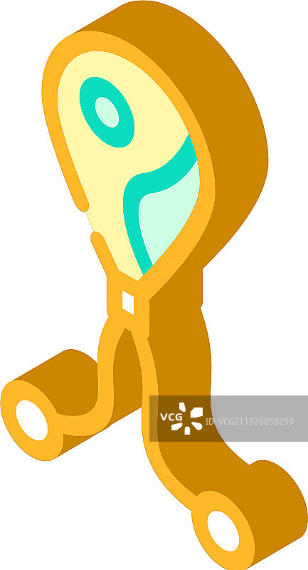 霉菌细菌2.5D等距图标图片素材