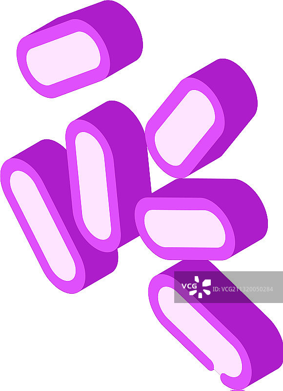 流感嗜血杆菌2.5D图标图片素材