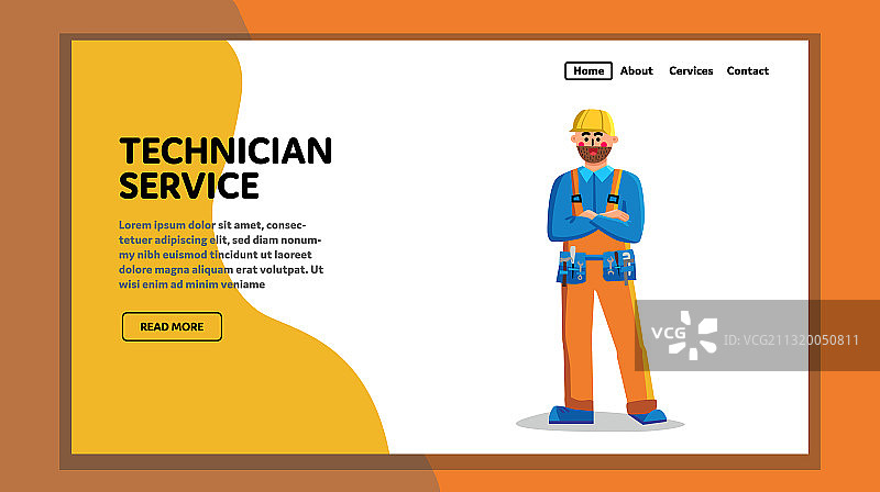 技术服务人员提供技术支持图片素材