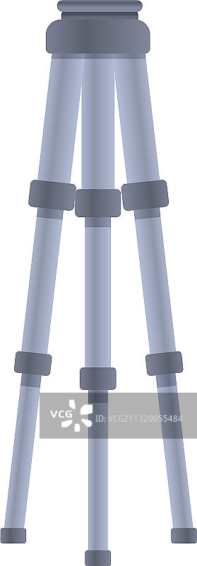 卡通风格的紧凑型三脚架图标图片素材