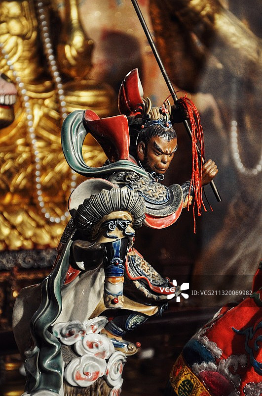 泰国曼谷大唐人街圣佛组庙图片素材