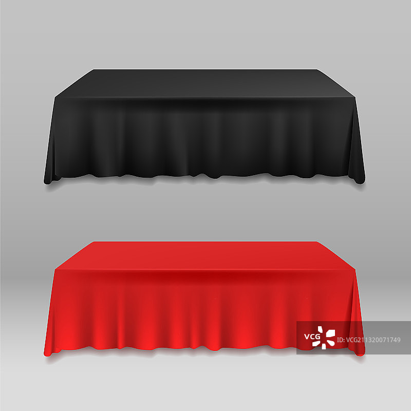 逼真细致的3D彩色空白桌子图片素材