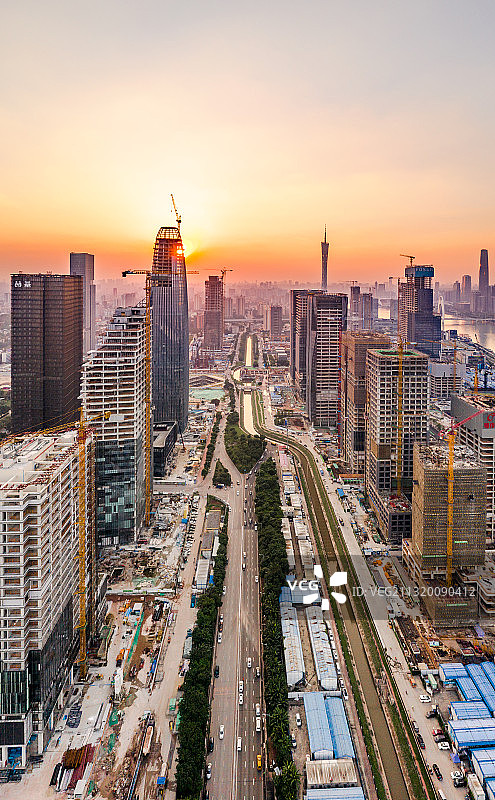 中国广东省广州市琶洲互联网创新集聚区图片素材