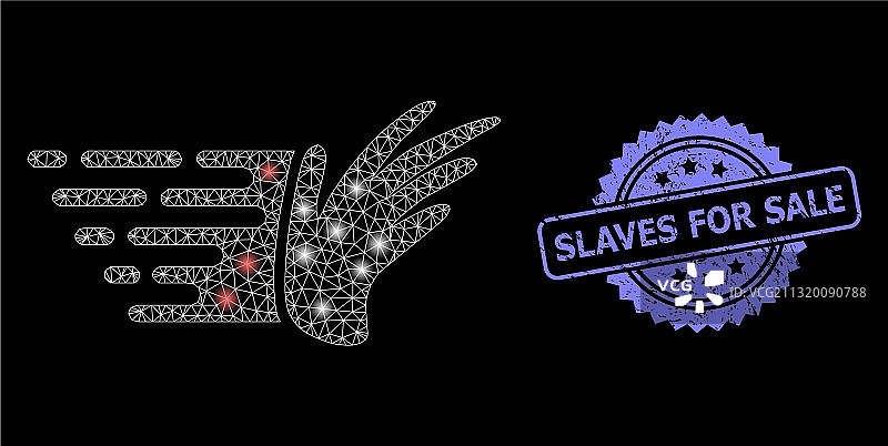 做旧风格奴隶出售橡胶图章和明亮网络图片素材