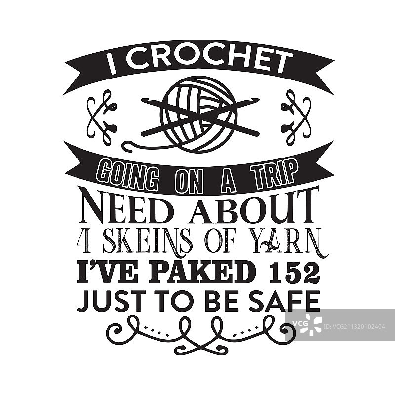 钩针编织旅行语录图片素材