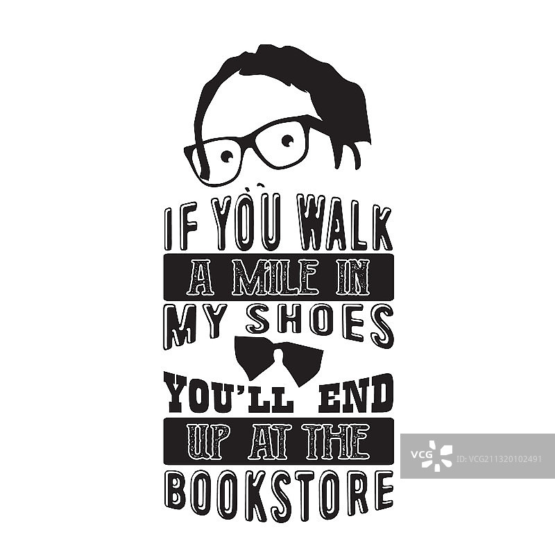 极客语录：如果穿我的鞋走一英里图片素材