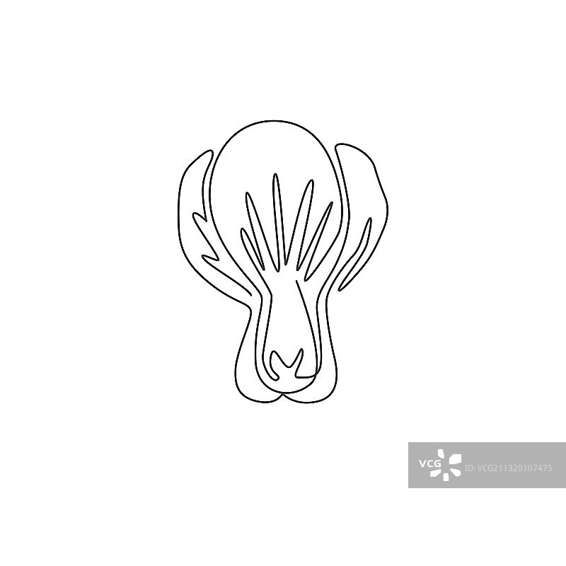 一笔画完整健康图案图片素材