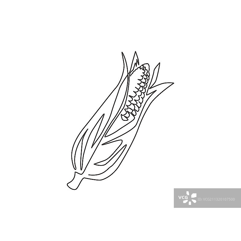 完整有机食品单线画图片素材