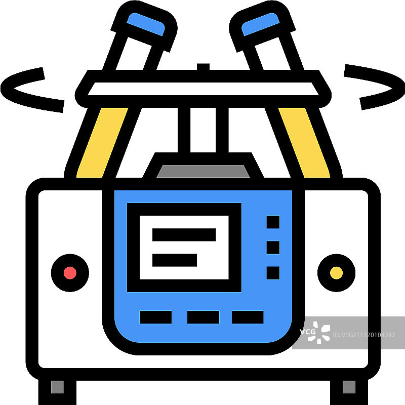 离心机彩色图标图片素材